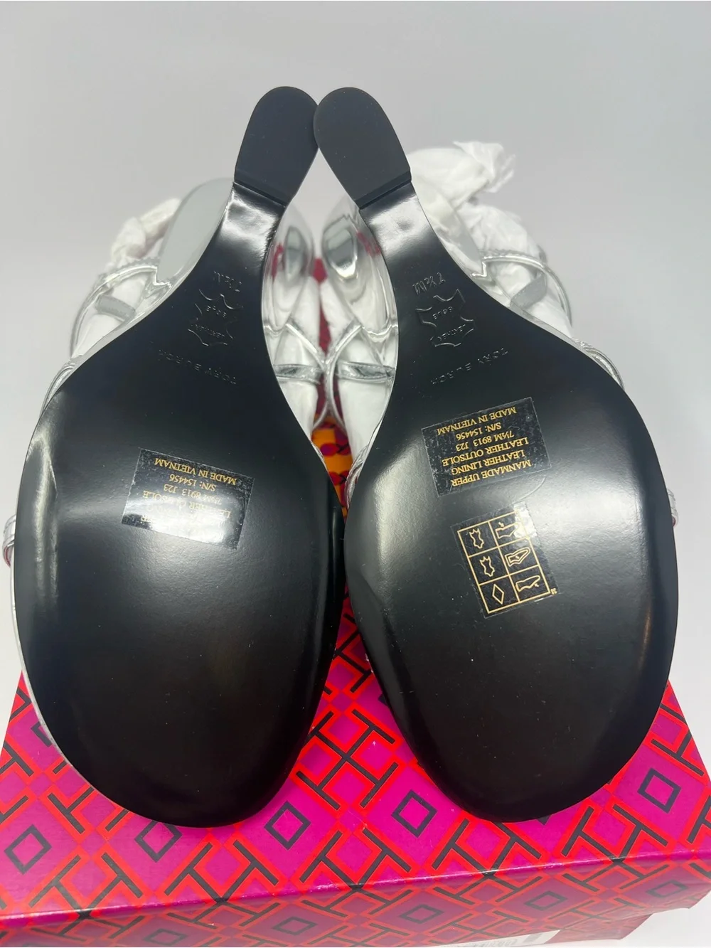 Tory Burch Capri Miller Wedge Sandals Size 7.5